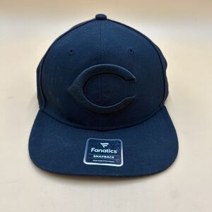 MLB Cincinnati Reds Snapback Hat Baseball Cap Black Fanatics Official License
